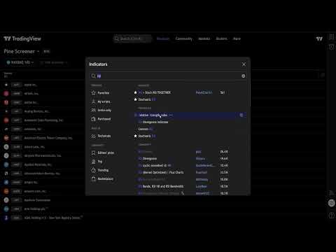 TradingView Pine Screener Update