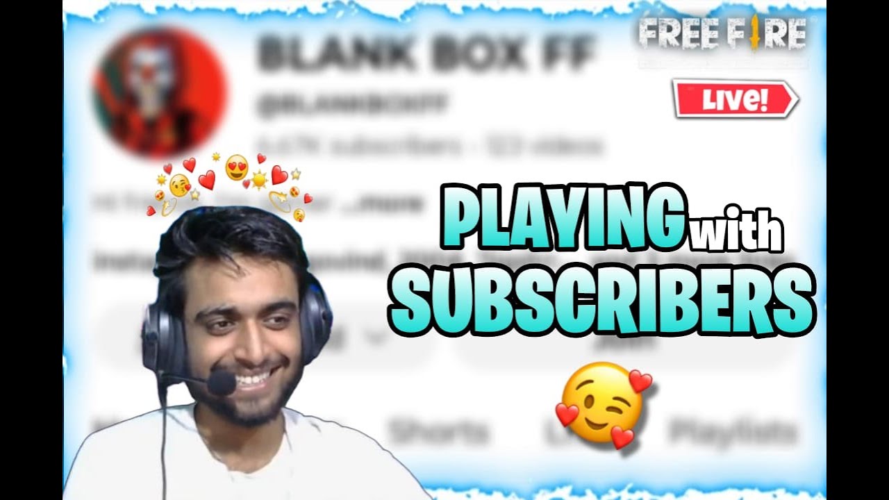 FREE FIRE LIVE RANK PUSH WITH SUBSCRIBER AND GUILD TEST || FF LIVE TEAM ...