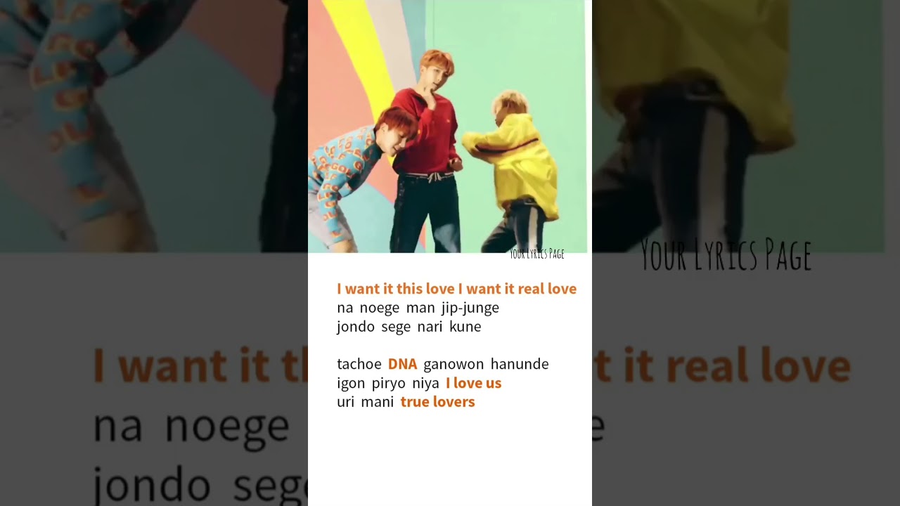 BTS-DNA. Easy Lyrics - YouTube