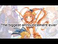 An important and very significant announcement