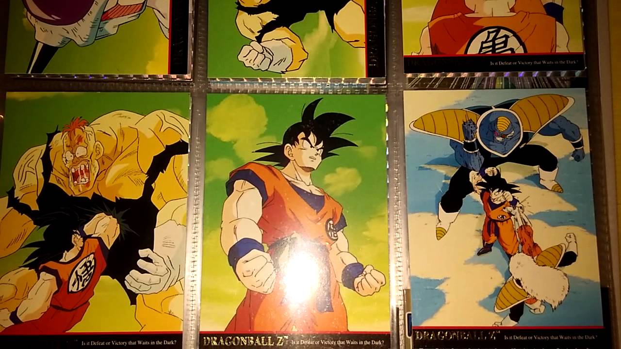 Dragon ball Z trading cards USA series 1-2-3 compl - YouTube