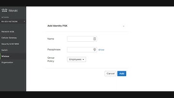 IPSK Authentication Without RADIUS - Tutorial