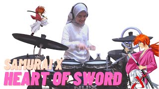 NUX DRUM COVER - Samurai X/Rurouni Kenshin - Heart of Sword