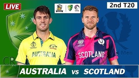 Scotland vs Australia, 2nd T20I at Edinburgh