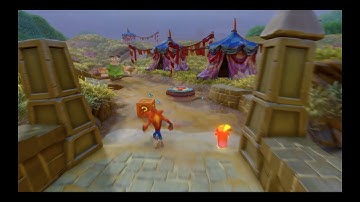 Crash Bandicoot Warped "N. Sane Trilogy": Double Header (Box Gem Walkthrough) [1080 HD]