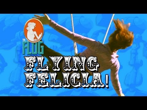 Felicia Day Flies the Trapeze