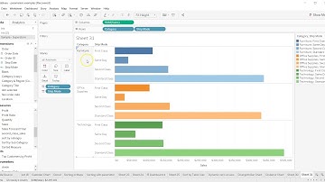 Tableau Tutorial 114 - Tableau Tip for Sorting colors in multiple categories