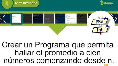 operadores – pSeint (promedio de cien números empezando en n)