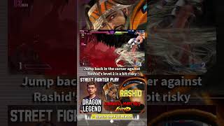 SF6 | Dragon_Legend - Jump back in the corner against Rashid's level 2 is a bit risky #sf6_rashid