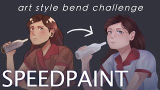 art style bend challenge | speedpaint