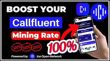 CallFluent AI Mining || How To Boost Your Callfluent Mining Rate || Callfluent Bot #callfluentai