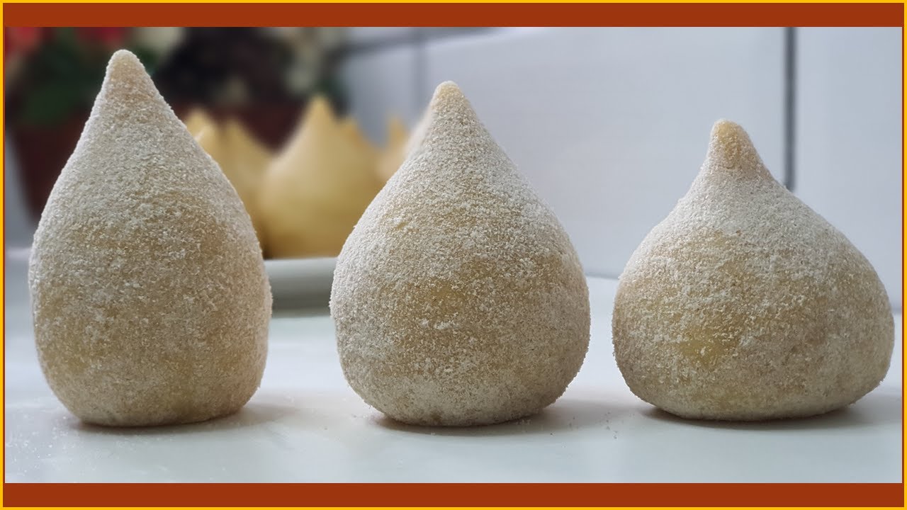 COMO MODELAR COXINHA EM 3 FORMATOS DIFERENTES, FÁCIL E RÁPIDO! Dicas e segredinhos