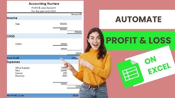 Automate Profit and Loss , Ledger and Trial | Automated Accounting Software on Excel
