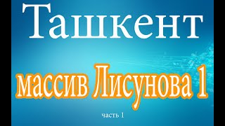 Ташкент. Массив Лисунова 1.