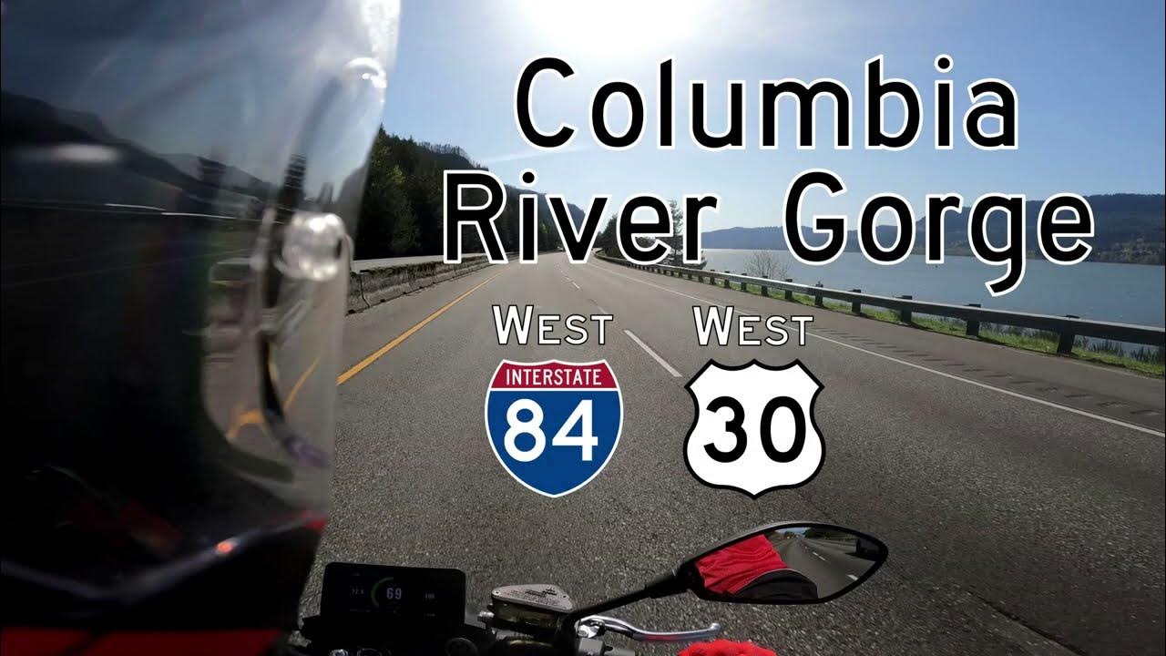 Cascade Locks to Troutdale Riding a Zero motorcycle through the