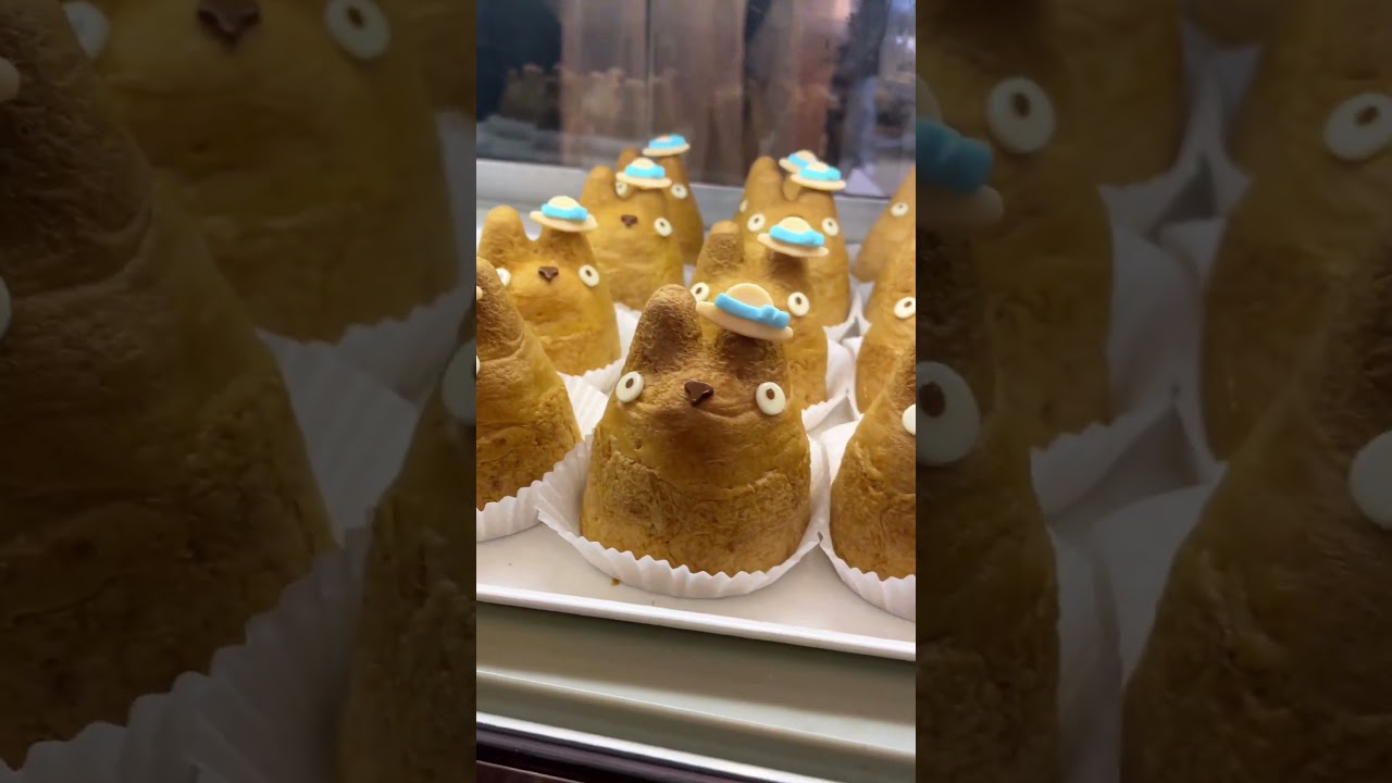 Totoro Cream Puffs in 