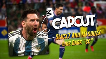 @slicx7 And @mtsouzx Like Dark "cc" Tutorial on capcut step by step process ✨