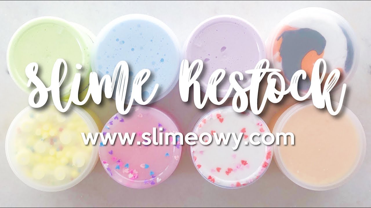 VALENTINES DAY SLIME RESTOCK: NEW SLIMES & TEXTURES! Feb 2nd