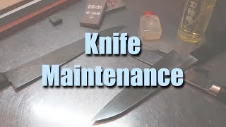 Knife Maintenance w a Sushi Chef
