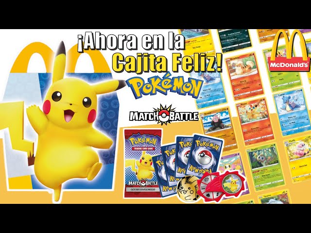 Cartas de Pokémon TCG llegan a la Cajita Feliz de McDonalds en México