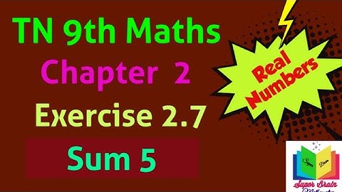 9th maths Chapter 2 Exercise 2.7 sum 5 | Class 9 Exercise 2.7 sum 5 | Super brain mathematics