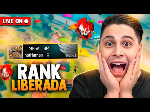 RANK  NA MINHA CONTA DEPOIS DE 4 ANOS 💜FREE FIRE AO VIVO💜 MEGA E APELAPATO 💜 LIVE ON