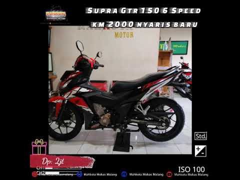  Motor  Bekas  Murah Malang Supra gtr 2018  km 2000 nyaris 