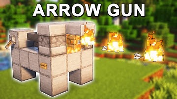 EASY Flame Arrow Gun in Minecraft 1.21.10 (Tutorial)