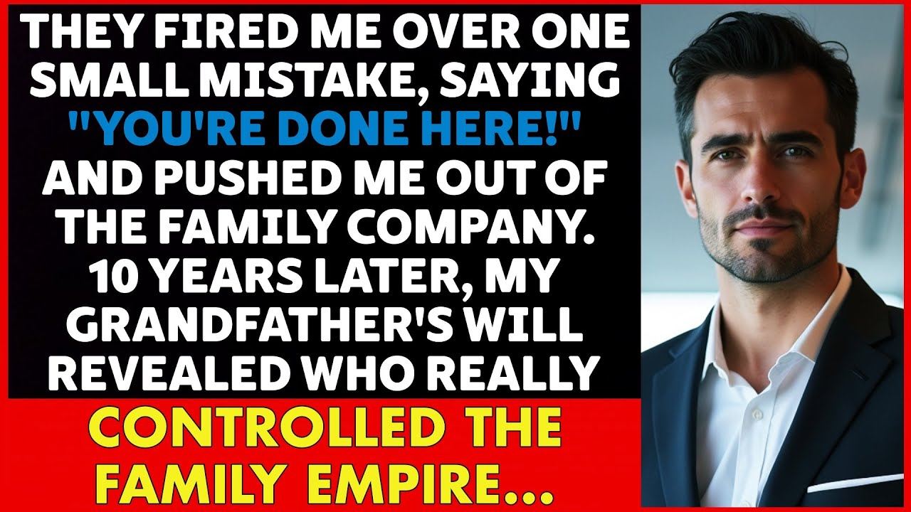 Меня уволили из-за «ошибки», но когда зачитали завещание дедушки...