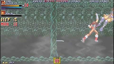 Streets of Rage 2X Megamix (OpenBoR) Tia Langray, 3rd stage gameplay alpha test #2