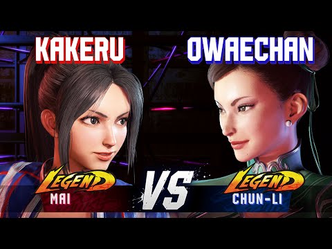 SF6 ▰ KAKERU (Mai) vs OWAECHAN (Chun-Li) ▰ High Level Gameplay