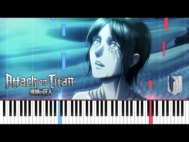 Call of Silence (Official Hiroyuki Sawano arr.) - Attack on Titan OST Piano Cover | Sheet Music [4K] class=
