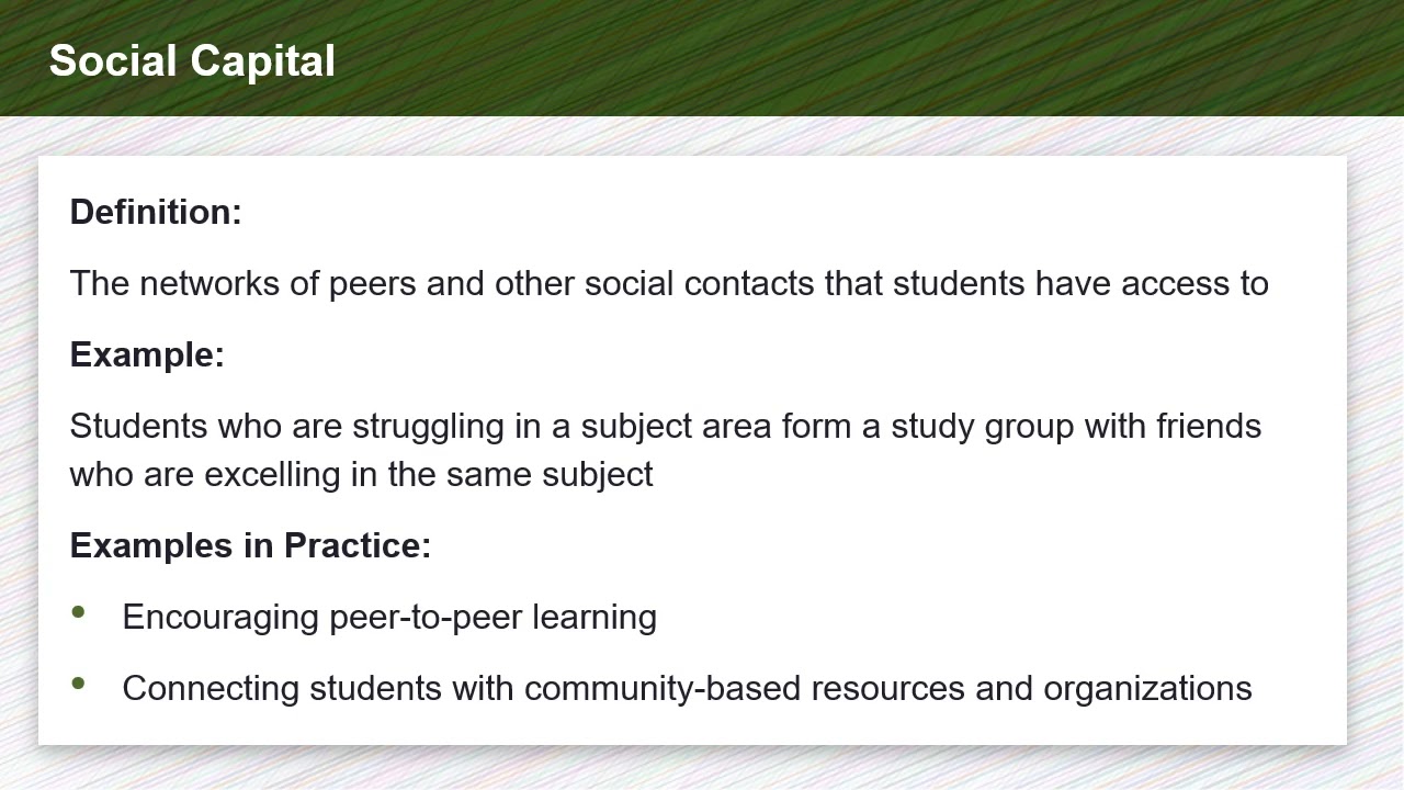 Narrated Presentation: Understanding Community Cultural Wealth