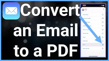 How To Convert Email To PDF On iPhone
