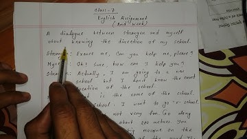 Class 7 English Assignment-2nd week।।৭ম শ্রেণি ইংলিশ এসাইনমেন্ট। ২য় সপ্তাহ।।