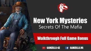 Lets Play New York Mysteries 1 Secrets of the Mafia Walkthrough Full Game Gameplay Bonus 1080 HD PC
