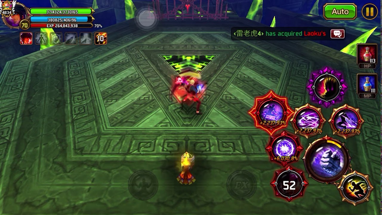 Kritika Mobile: Monk Unlimited Awakening Skill