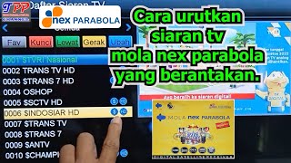 Cara mengurutkan chanel tv nex parabola // menyusun siaran tv nex parabola dangdut