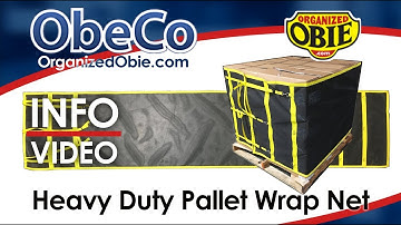 Reusable Pallet Wrap Net for Warehouses Demo Video