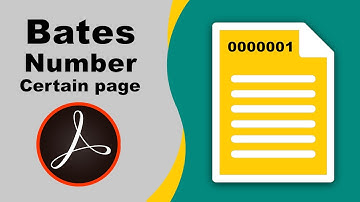 how to insert bates numbering from a specific page in pdf using adobe acrobat pro-2017