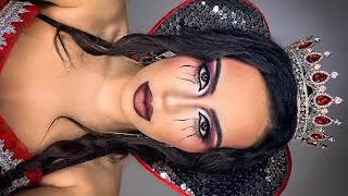 DARK QUEEN HALLOWEEN MAKEUP TUTORIAL | NAGAM