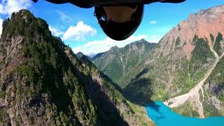 Wingsuit Flight Over Glacier