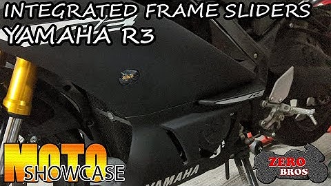 Yamaha Integrated Frame Sliders for the Yamaha R3 2019 - MOTO SHOWCASE