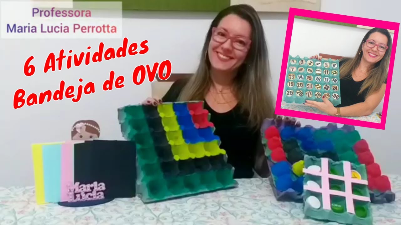 6 INCRÍVEIS ATIVIDADES COM BANDEJA DE OVOS 