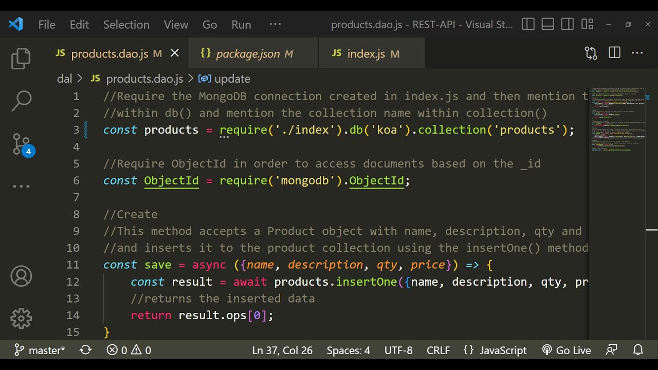 Build a Koa.js Router CRUD REST API in MongoDB Database in Javascript ...