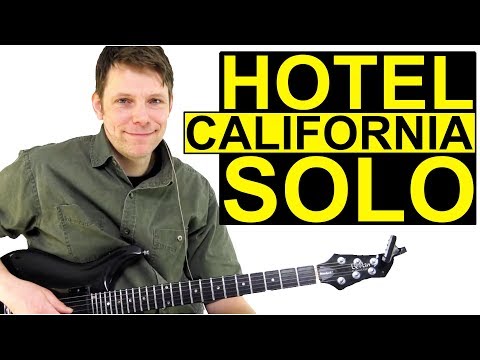 How To Play Hotel California Guitar Lesson Solo Tutorial - USA