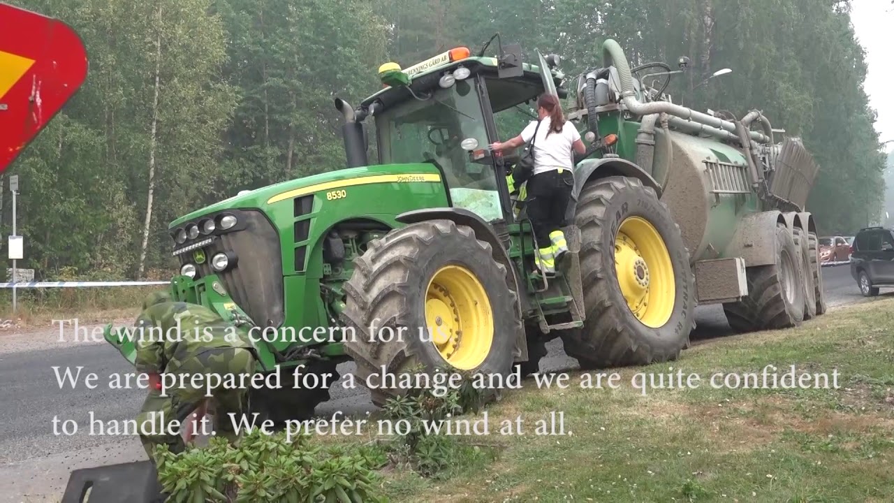 Stora skogsbranden Ramnäs 2014