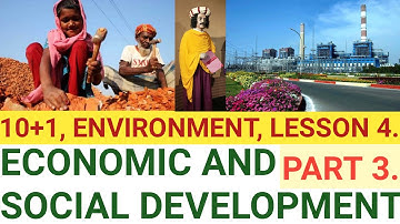 Environment Education Question Answers PSEB | Part 3. | Lesson 4.|Economic and Social Development|