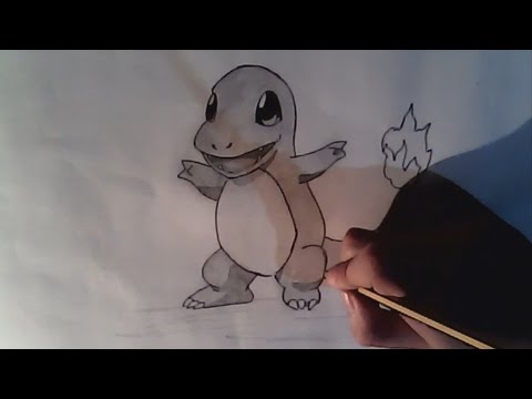  Como dibujar a CHARMANDER (Pokémon)