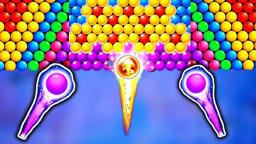 BUBBLE SHOOTER NEW GAMEPLAY LEVEL 181 TO 185 😳 / BUBBLE SHOOTER ANDROID GAMEPLAY #255